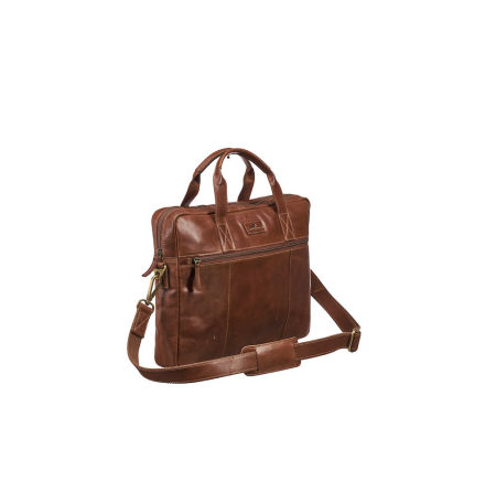 Leather line briefcase